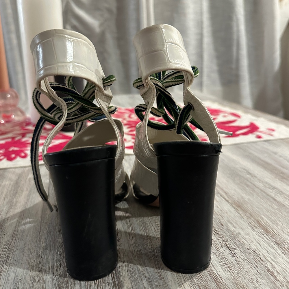 Msgm Colorblock Pattern Sandals - Size 38 - image 6